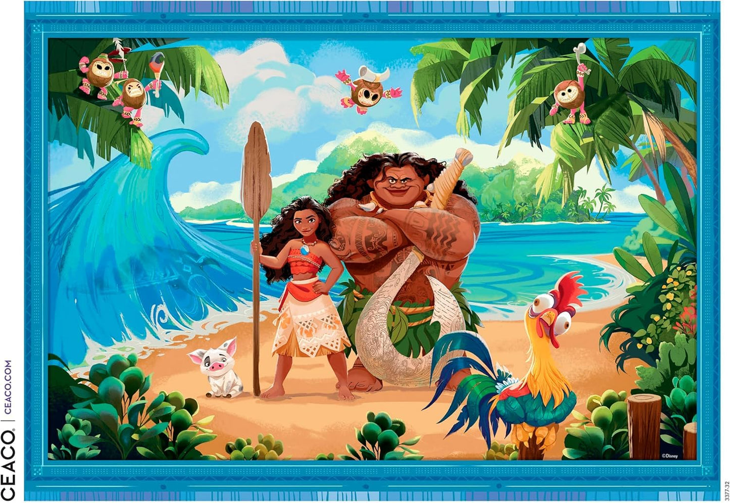 Ceaco - Disney Moana and Maui - 1000 Piece Jigsaw Puzzle for Adults