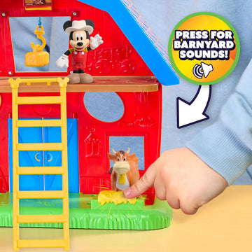 Disney Jr. Mickey Mouse Clubhouse Barnyard Fun Playset with Sounds