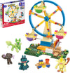 MEGA Pokemon Building Toys Set Ferris Wheel Fun with 393 Pieces, 4 Poseable Characters, 5+ Inches Tall, for Kids