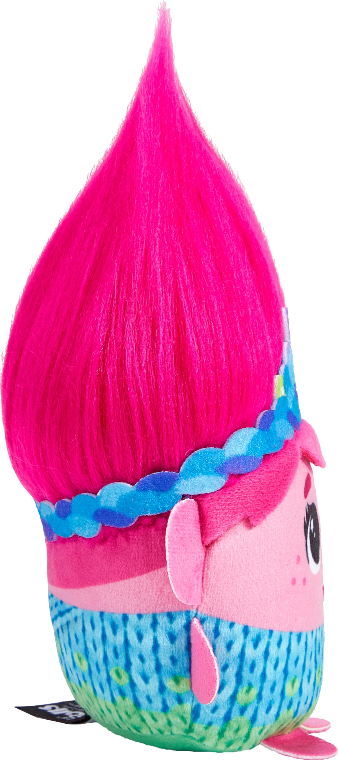 Mattel DreamWorks Trolls Band Together Hairmony Mixers Queen Poppy Plush Toy with Sound, 6-inch Soft Doll Inspired by the Movie, Interactive