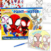 Spidey and Friends Paint with Water Set for Kids, Toddlers Age 3+ - Bundle with 40 Page Cute Cartoon Mess-Free Water Coloring Book for Ages 3 4 5 6 7