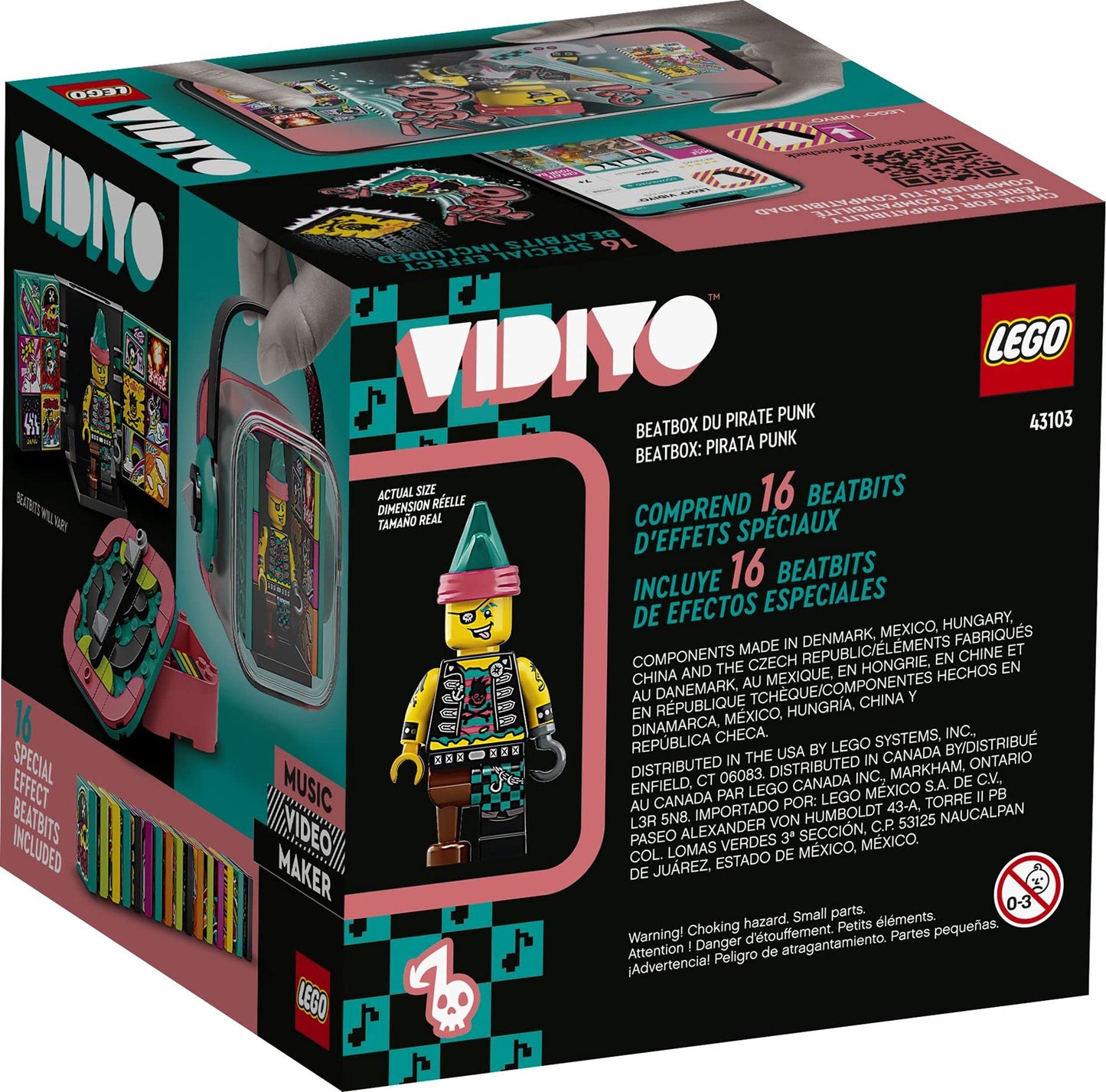 LEGO VIDIYO Punk Pirate Beatbox 43103 Building Kit with Minifigure; Creative Kids Will Love Producing Music Videos Full of Songs, Dance Moves and