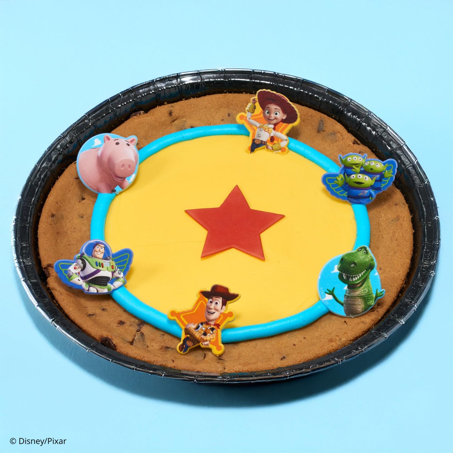 Disney & Pixar Toy Story Cupcake Rings, 24 Toy Story Cake Decorations Featuring Woody, Buzz Lightyear, Jessie, Rex, Hamm, & Aliens! Food Safe - 24