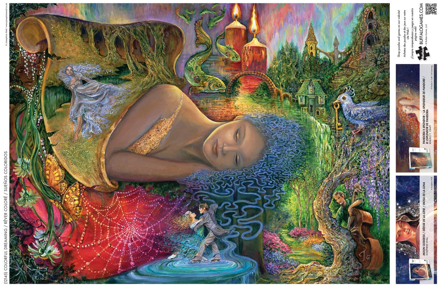 Buffalo Games - Colorful Dreaming - 1000 Piece Glitter Jigsaw Puzzle
