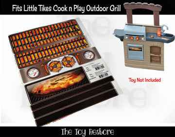 Toy Restore Replacement Sticker fits Little Tikes Cook 'n Play Outdoor BBQ Grill