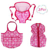 DC-BEAUTIFUL 3 Pack Doll Accessories Set with Handbag and Front/Back Carrier Backpack and Sleeping Bag, Fits 14 to 18?Dolls