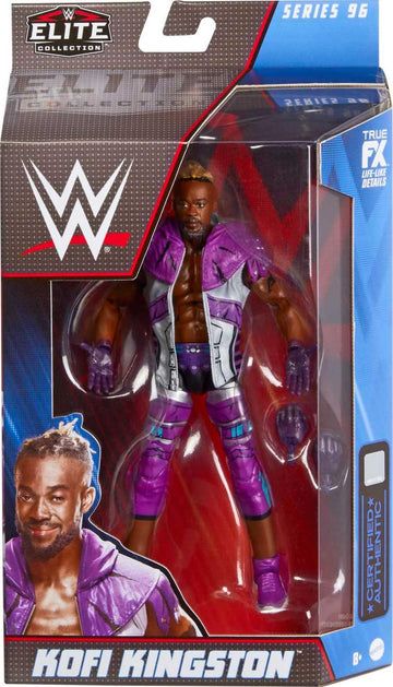 WWE Kofi Kingston Elite Collection Action Figure, 6-inch Posable Collectible Gift for WWE Fans Ages 8 Years Old & Up
