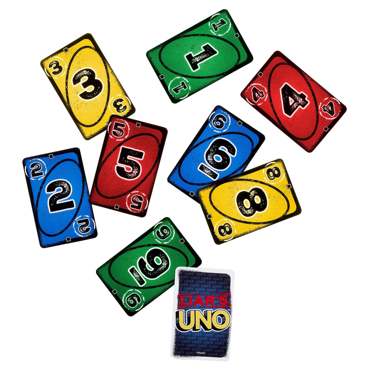 Mattel Games Liar’s UNO Card Game in Travel & Storage Tin for Adults, Kids, Families, Parties & Game Nights, Outwit Other Players with Bluffing