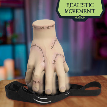 WEDNESDAY Animated Thing Shoulder Companion, Remote Control Moving Hand Toy, Ages 3+