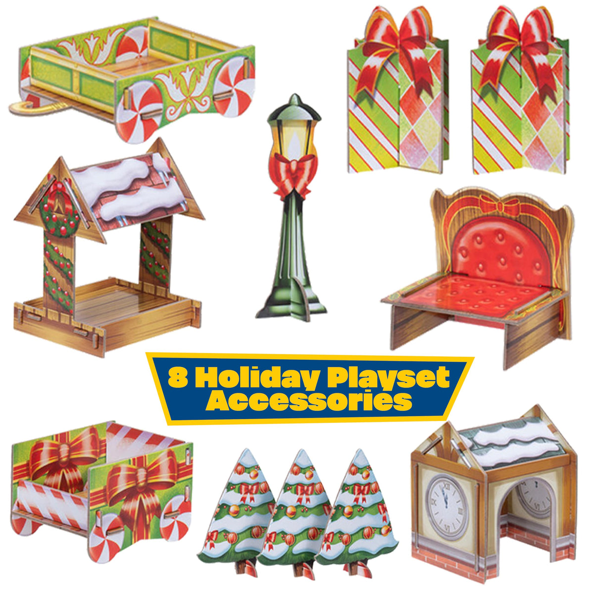 Pokémon 2025 Holiday Christmas Advent Calendar 24 Piece Gift Playset - Officially Licensed - Includes 2" Pikachu, Bulbasaur, Charmander & More - 16