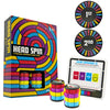 Project Genius Head Spin Game - Family Game Night, Fidget Spinners, 200 Logic Puzzle Cards, Ages 8+, STEM Board Game, Great Birthday Gift