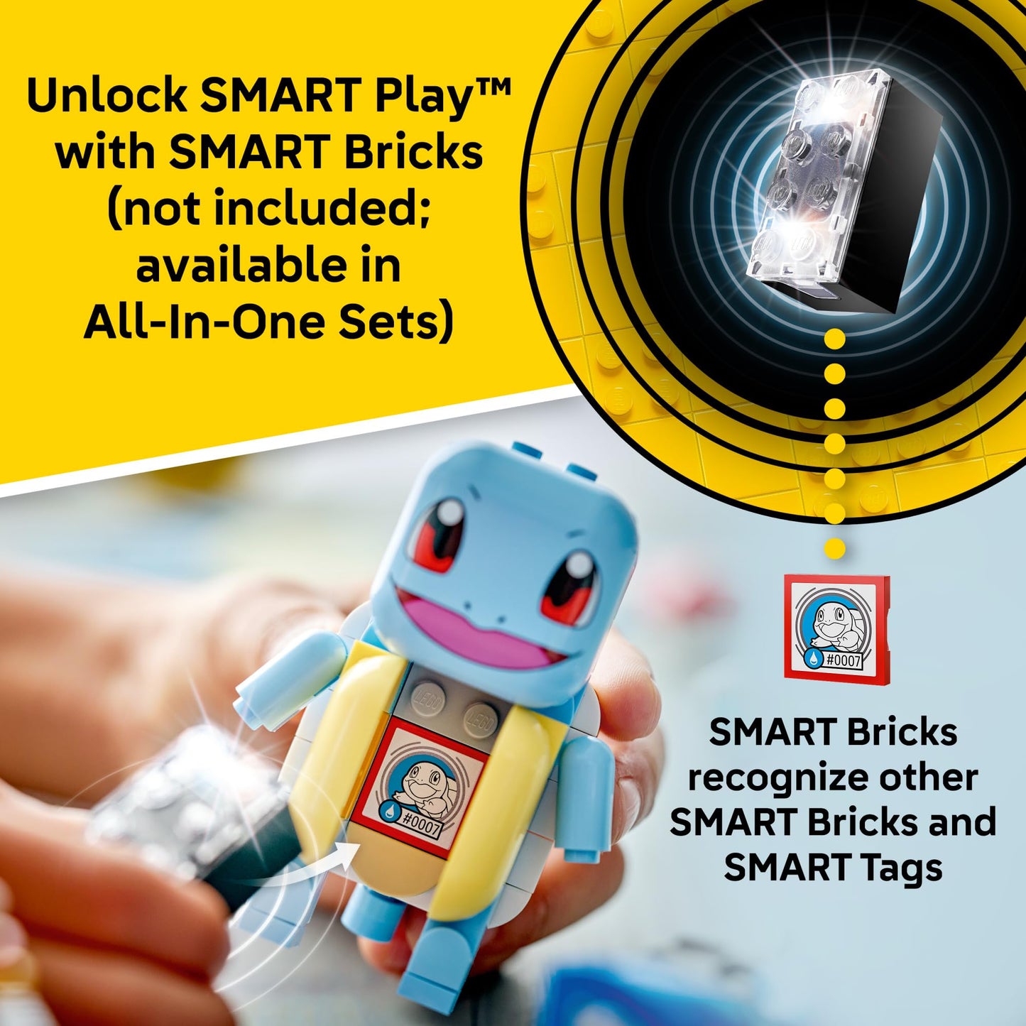 LEGO Pokémon SMART Play: Trainer's Buggy Adventure with Squirtle 72156
