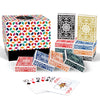 Metsyth Playing Cards 12 Pack,Decks of Cards,Jumbo Large Print Playing Cards for Adults Seniors,Colorful Poker Cards Bulk with Gift Box for Activities
