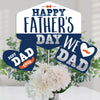 Big Dot of Happiness Happy Father's Day - We Love Dad Party Centerpiece Sticks - Table Toppers - Set of 15