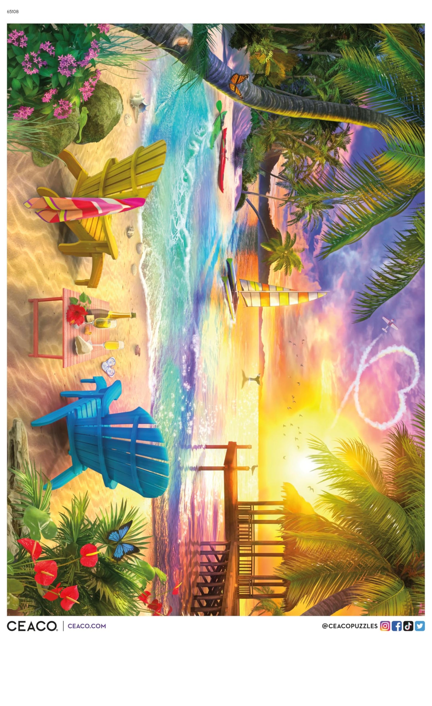Ceaco - Great Seniors Kids Easy to Grip - 300 Large Piece Puzzle for Kids