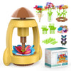 LELESUN DIY Fabric Flower Bouquets Toys, Craft Kits Toys for Kids, Flowers Market Toy, Arts & Crafts for Girls Ages 4 5 6 7 8?Educational Activity