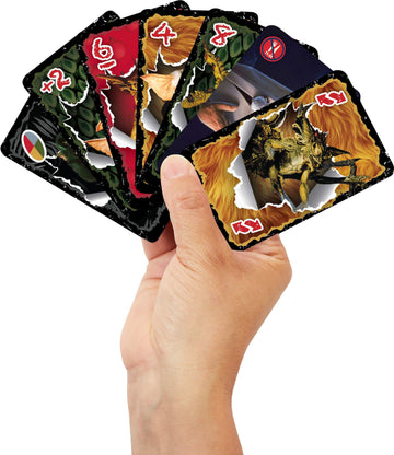 Mattel Games UNO Gremlins Card Game for Kids, Grown-Ups & Families, Travel & Camping for 2-10 Players Featuring Images from the Movie