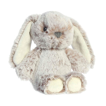 Aurora® Playful Cuddlers Rattle™ Bree Baby Stuffed Animal - Sensory Delight - Interactive Fun - Brown 6.5 Inches