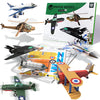 3D Paper Building Model, DIY Origami Kit for Kids Ages 8-12, Includes 8 Pre-cut, Easy-to-Assemble Aircraft 3D Paper Building Models, Airplane Origami
