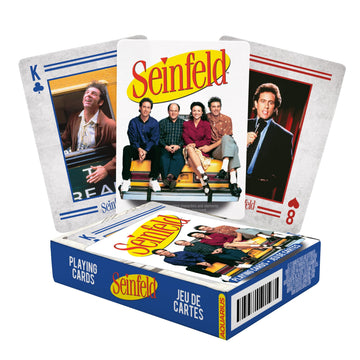 AQUARIUS Seinfeld Playing Cards - Seinfeld Photos Themed Deck of Cards for Your Favorite Card Games - Officially Licensed Seinfeld Merchandise