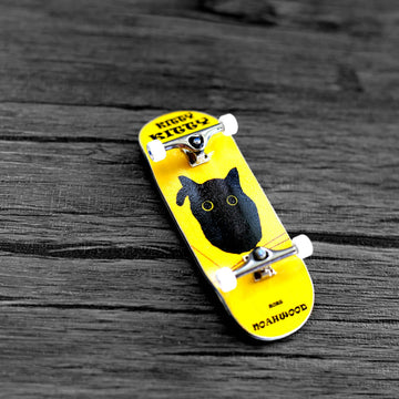 2025 Noahwood 15s PRO Fingerboard Complete (5-Layer Colour Maple Wooden Pro Concave 35 x 98mm Handmade Deck + 34mm Prince 3G Silver Truck + Crown