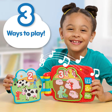 Sesame Street Elmo’s Lots to Learn 6.25 Inch Book, Learning and Education, Kids Toys for Ages 18 Month by Just Play