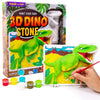 Made By Me Dino Wall Art, 3D Wall Hanging, Resin, T-Rex, Dinosaur, Acrylic Paint by Horizon Group USA