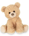 Bearington Curlie Teddy Bear Stuffed Animal - 10.5" Cuddly Plush Bear with Curly Fur and Weighted Bottom for Easy Display - Ultra Soft Stuffed Animals
