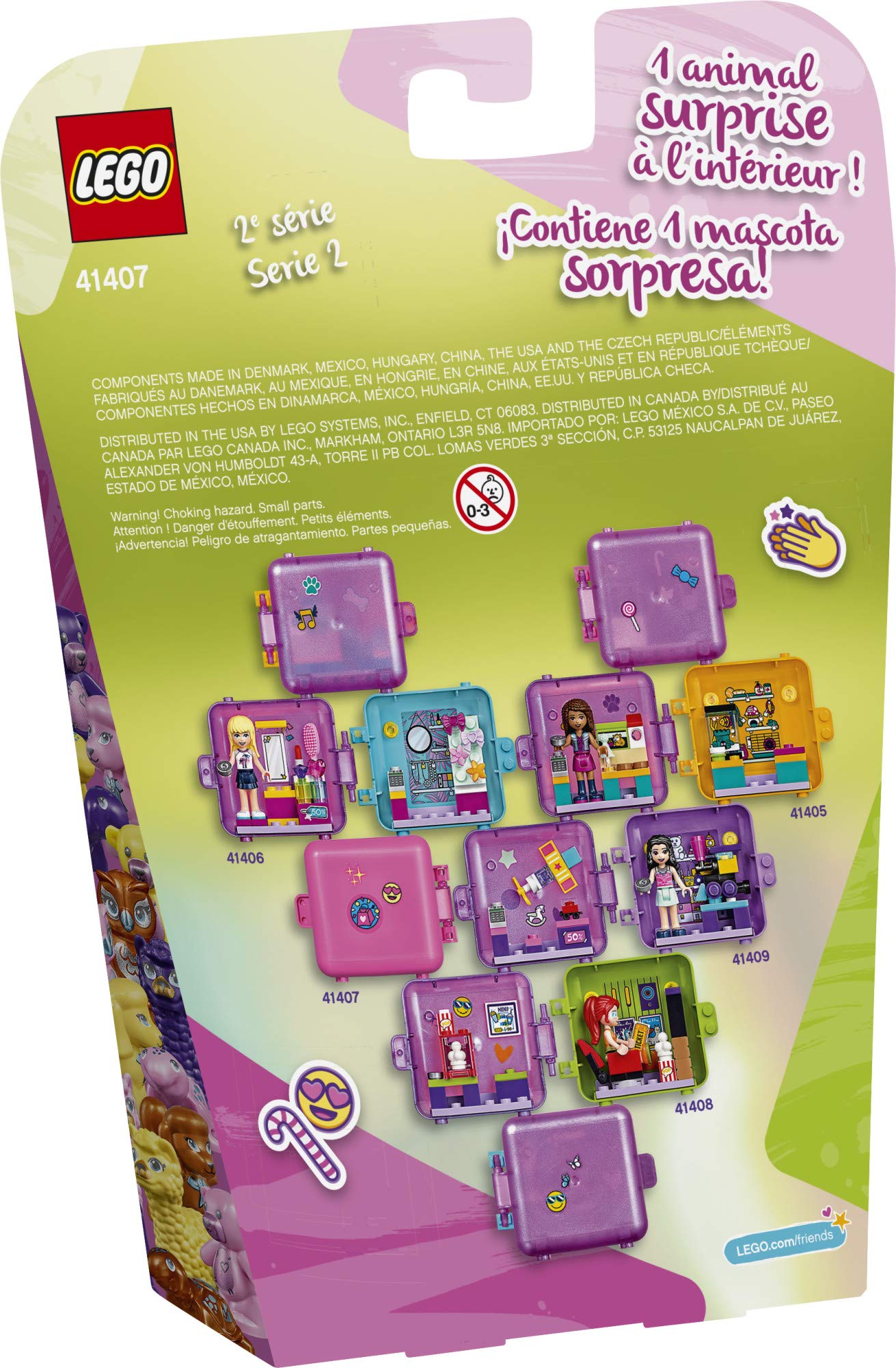 LEGO Friends Olivia’s Shopping Play Cube 41407 Building Kit, Candy Store Fun Toy That Includes Candy Store Mini-Doll, New 2020 (47 Pieces)