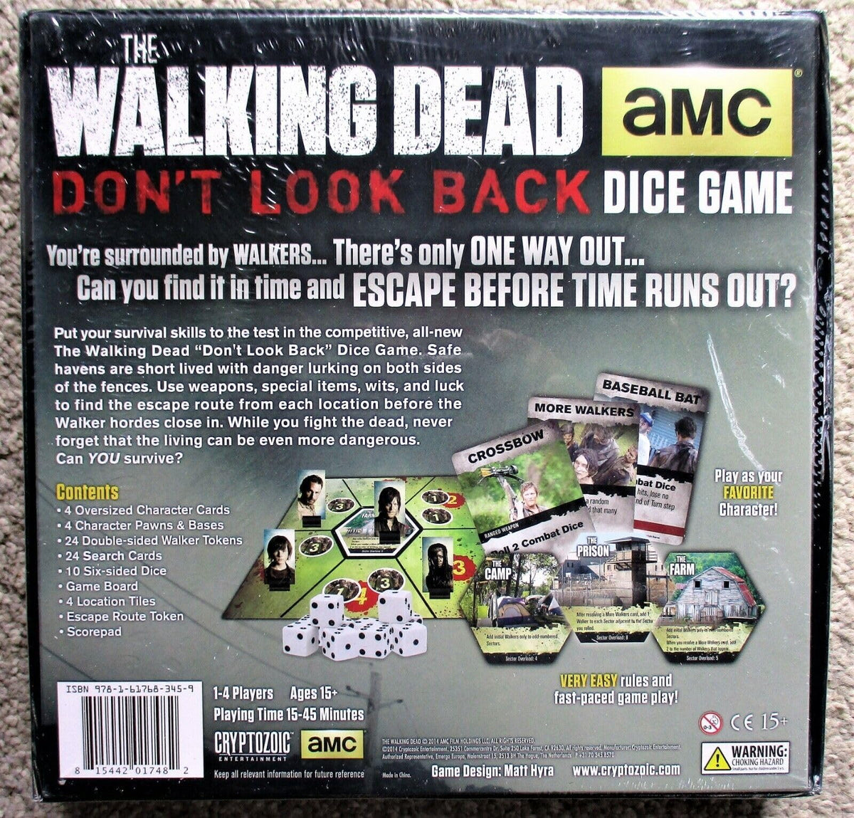 Walking Dead Don't Look Back Board Game