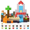 DINOSAUR PILLOW 100 PCS Building Blocks, 3D Construction Build Toys, STEM Sensory Building Cubes Gifts for Valentines Day, Easter Basket Stuffers