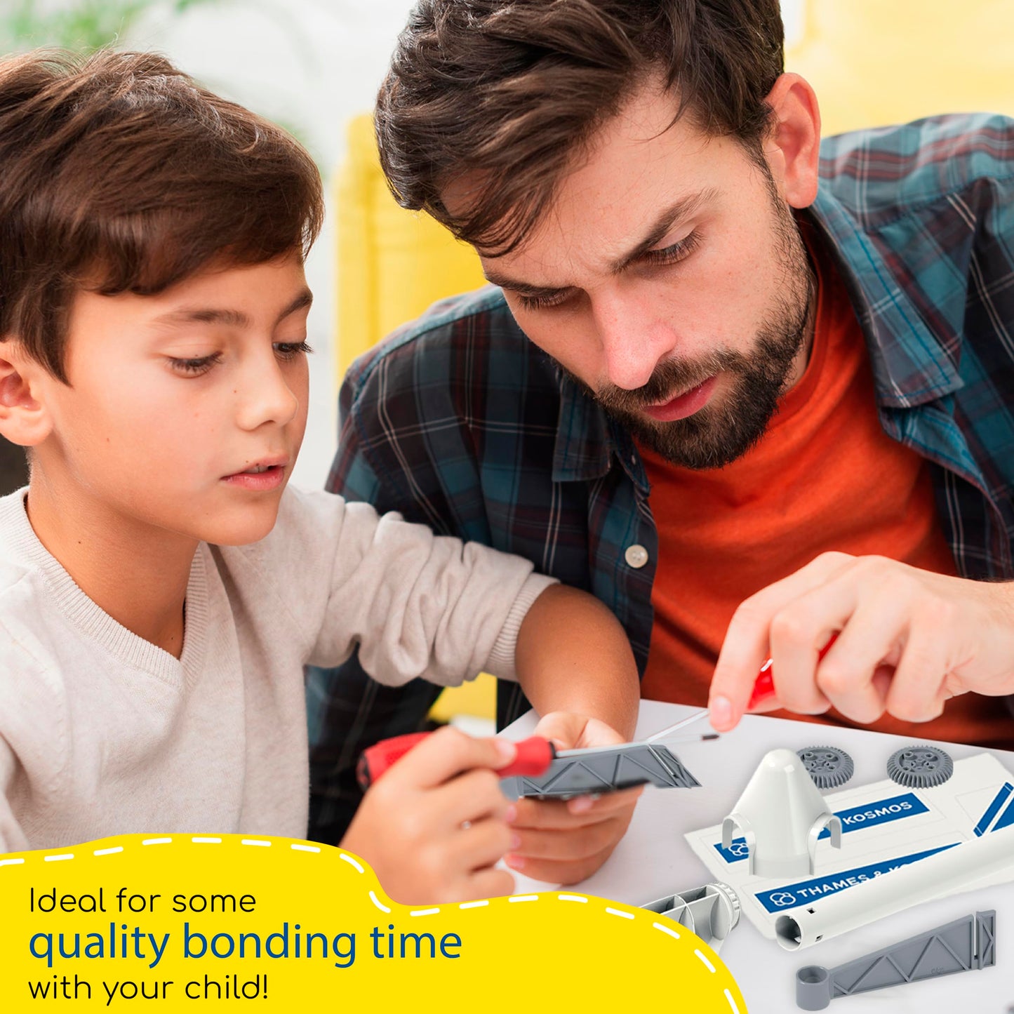 Thames & Kosmos Wind Power V4.0 STEM Experiment Kit | Build a 3ft Wind Turbine to Generate Electricity | Learn About Renewable Energy & Power a Small