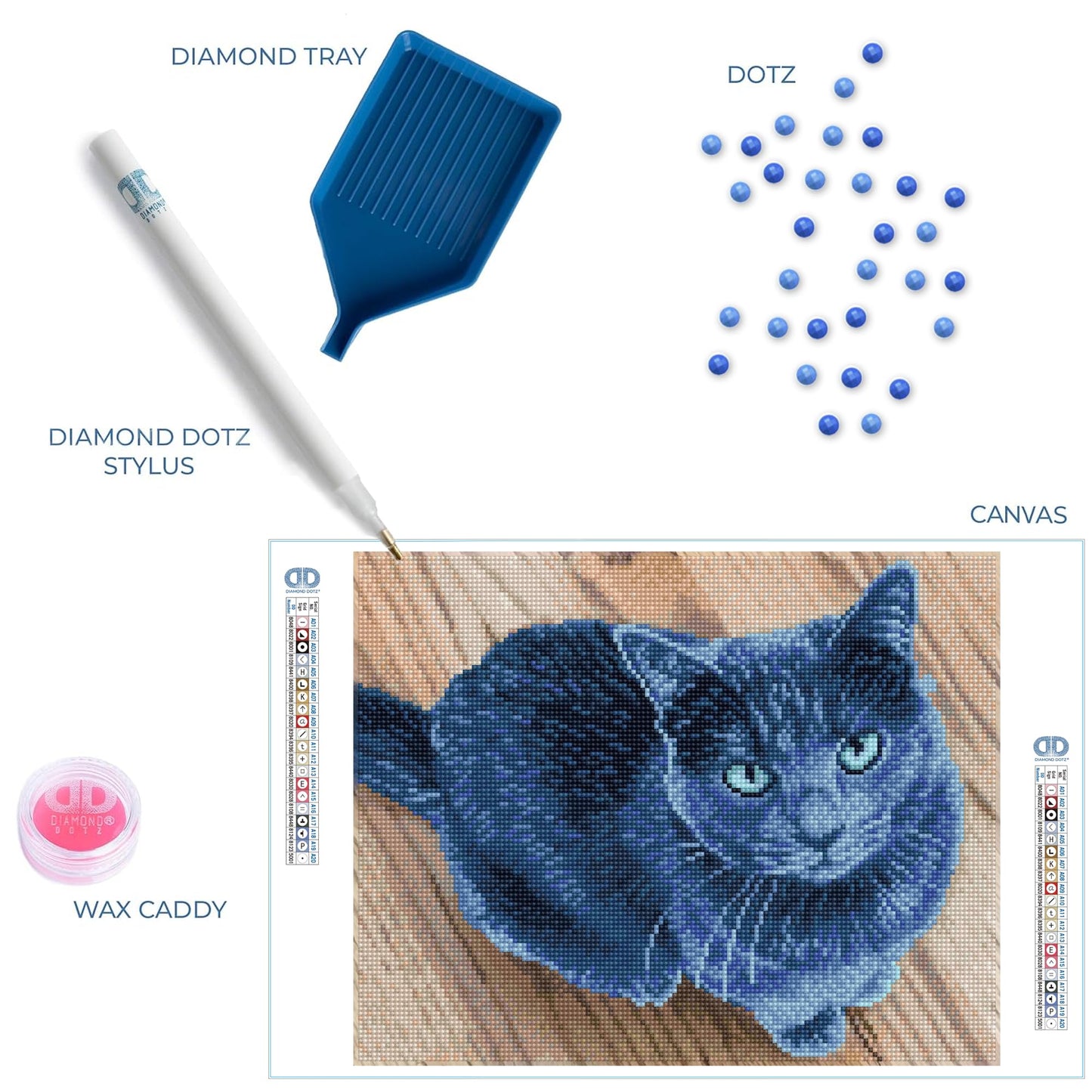 DIAMOND DOTZ Velvet Diamond Painting Kits for Adults - Diamond Art Kits a Relaxing Creative Craft Kit with Dotz Gems 11.7x14.8