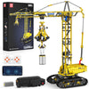 Mould King 17059 Technik Crawler Crane Advanced Building Sets, MOC Mobile Construction Model Toy with APP Remote Control for 14+ Teen/Adults, Large