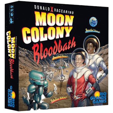 Rio Grande Games Moon Colony Bloodbath Strategy Card Game, 1-5 Players, Engine Building Board Game Ages 14+