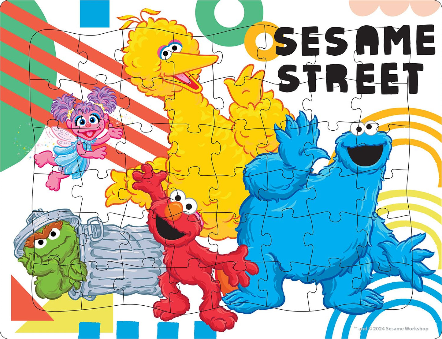Buffalo Games - Sesame - 4 Pack, 12-48 Piece Puzzles for Kids Ages 4+