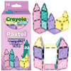 CreateOn Crayola Magnetic Tiles, Building Set for Kids, Magnetic Building Toys for Kids, STEM Travel, Easter Basket Gift for Boys and Girls Ages 3+