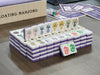 Floating Mahjong Tiles for Pool with Storage Bag & Dice, 1.45" Waterproof Floating Foam Mahjong Tile Set with Mahjong Cards 2026 for Mahjong Float