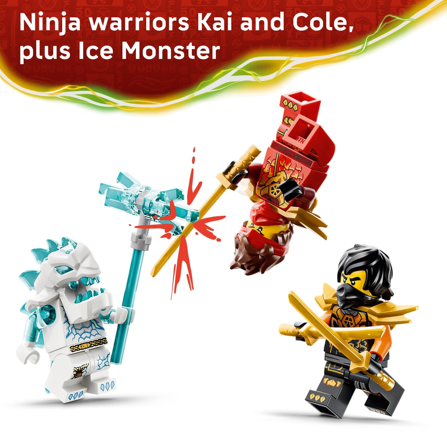 LEGO NINJAGO Kai and Cole's Combiner Vehicles 71864