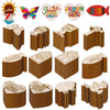 XEQWZVFR 48 Pack Jesus Wood Religious Craft Kit- with 48 Magnets Vacation Bible School Crafts Sunday School Art Party Decoration DIY Wood Jesus Figure
