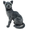TigerHart Rae The Russian Blue Cat - 12 Inch Grey Stuffed Animal Plush Gray Cat