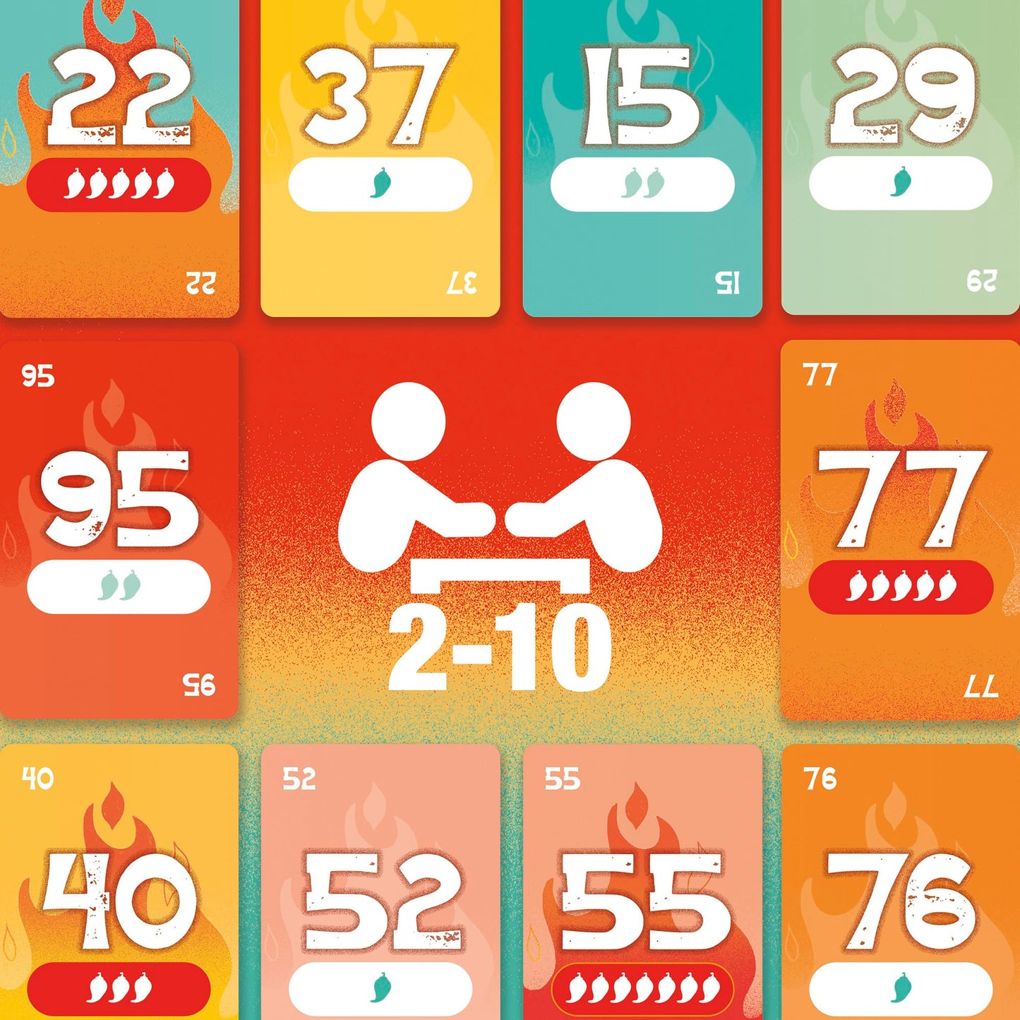 Beat The Heat Game | Family Party Card Game for Kids and Adults | Ages 8+ | 2 to 10 Players | 20 Mins. | Easy to Learn Strategy Card Games for Groups