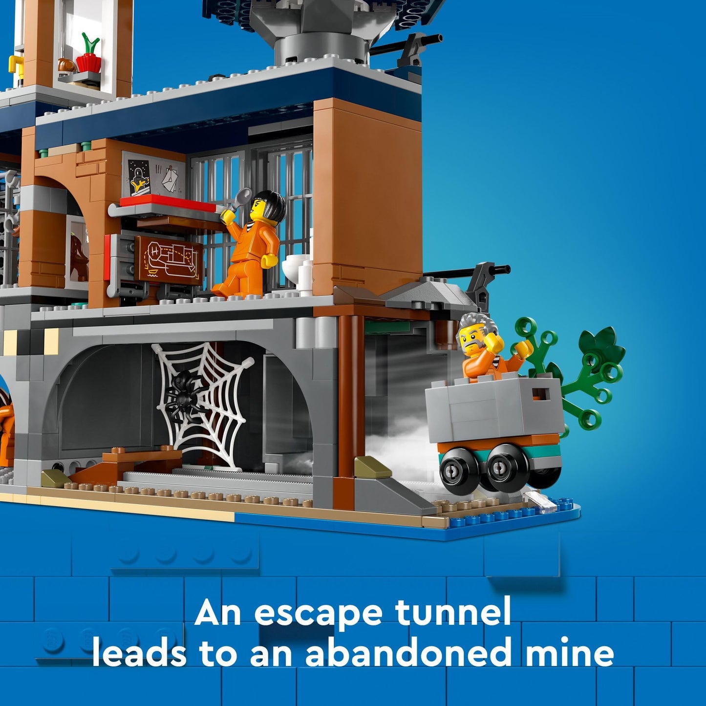 LEGO City Police Prison Island Building Set, Birthday Gift for Boys and Girls Ages 7 Plus, Imaginative Play, Helicopter Toy, Boat Toy and Dinghy, 7