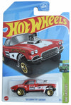 Hot Wheels 1:64 Scale '62 Corvette Gasser Die-Cast Car Model, Red, 6 x 6 x 4 inches, Pull-Back Action, Ages 3+