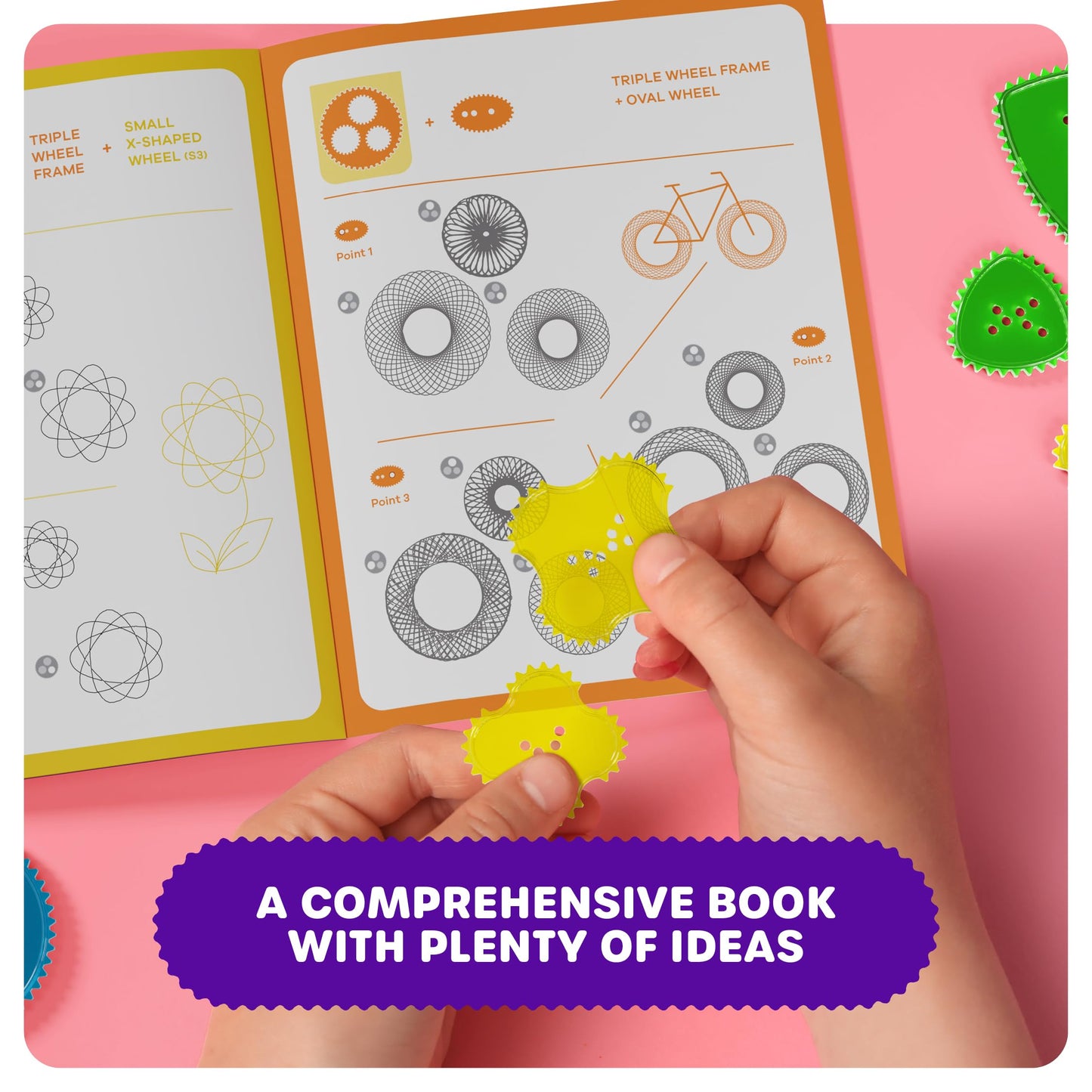 Dan&Darci Spiral Art Kit for Kids - Craft Set for Girls & Boys Ages 6-12 - Gifts for 6, 7, 8, 9, 10 Year Old Girl, Boy - Toys and Crafts Kits Gift