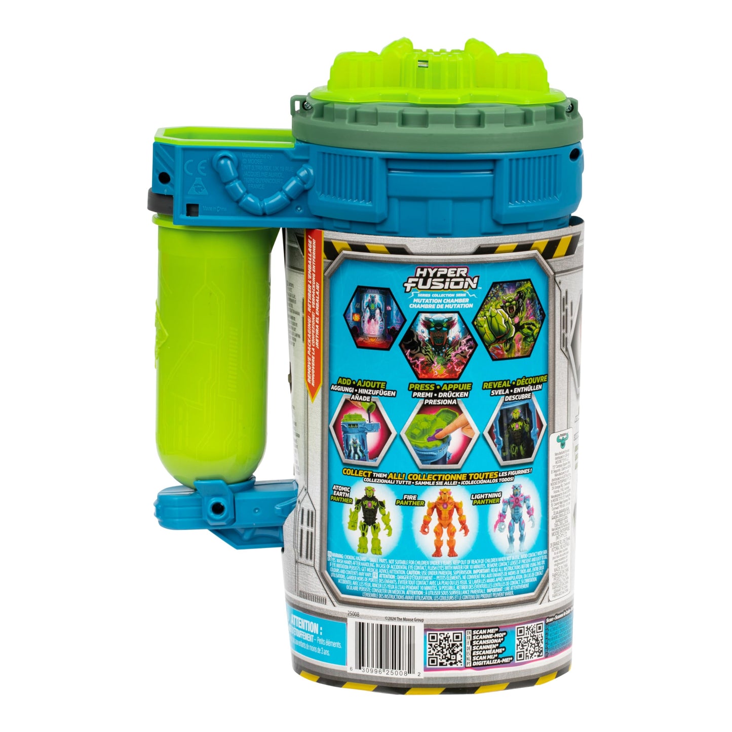 MrBeast Lab Hyper Fusion Mutators, Experiment & Create The Atomic Earth Panther, Add Mutation Fluid, Press The Fingerprint Scanner & Reveal