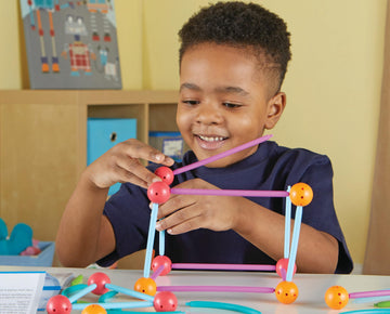 Learning Resources STEM Explorers Geomakers - 58 Pieces, Ages 5+ STEM Toys for Kids, Kindergartner Learning Toys, Shapes for Kids