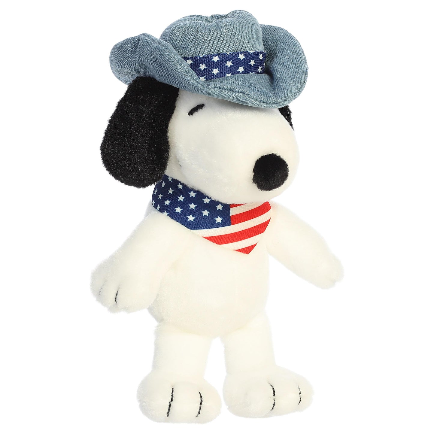 Aurora Adorable Peanuts Americana Snoopy Stuffed Animal - Officially Licensed Toys for All Snoopy Fans - Nostalgic Gift for Adults and Birthday