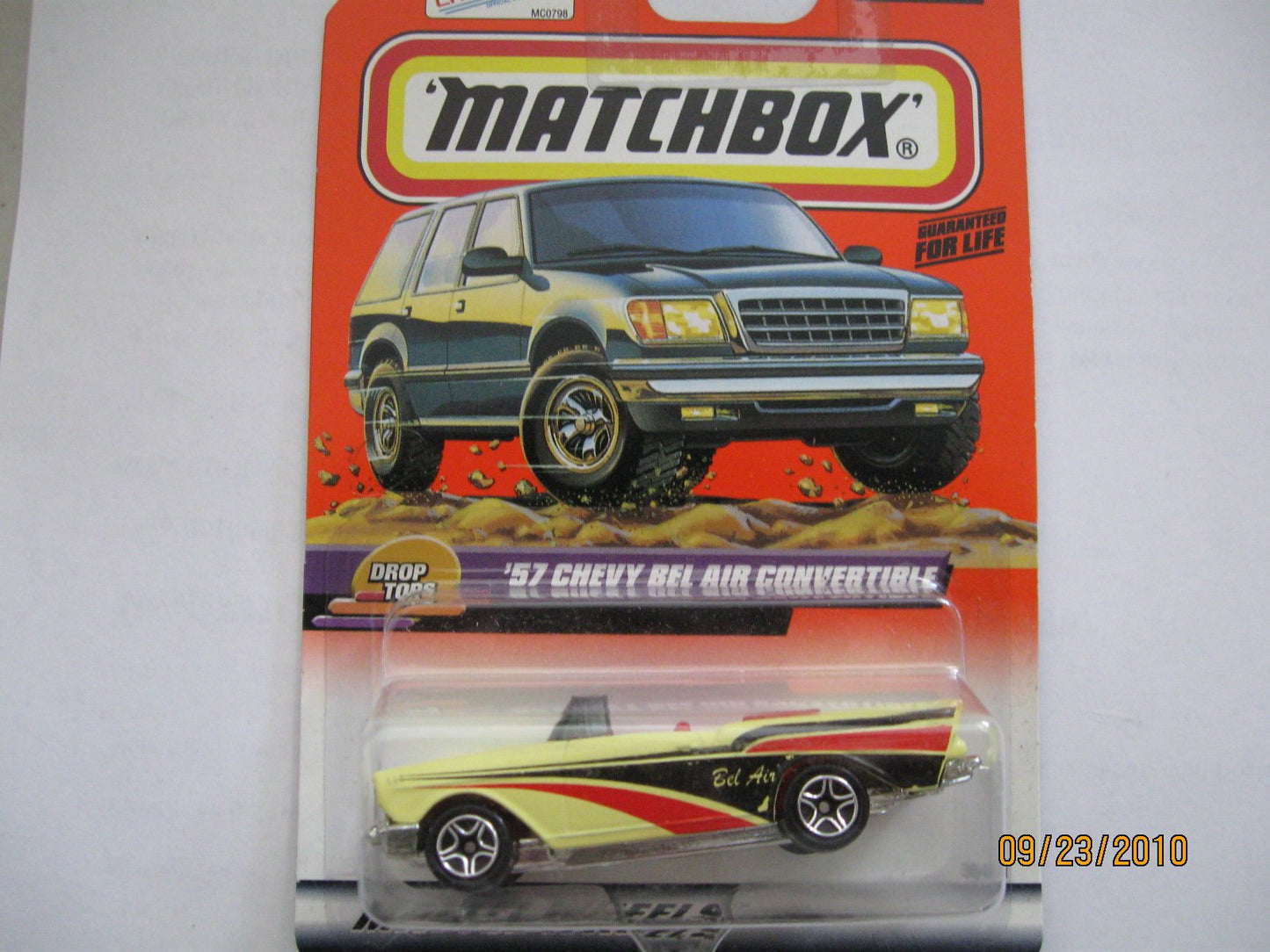Matchbox 57 Chevy Bel Air Convertible Drop Top Series