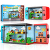 Vziimo Super Player Game Building Sets,Cool Building Blocks Kits for Adults, Openable and Closed 3D Anime Scene Model Creative Idea Gift for Teens 14+